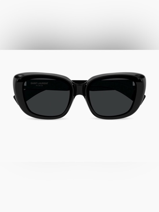 Saint Laurent Black Cat-Eye Sunglasses